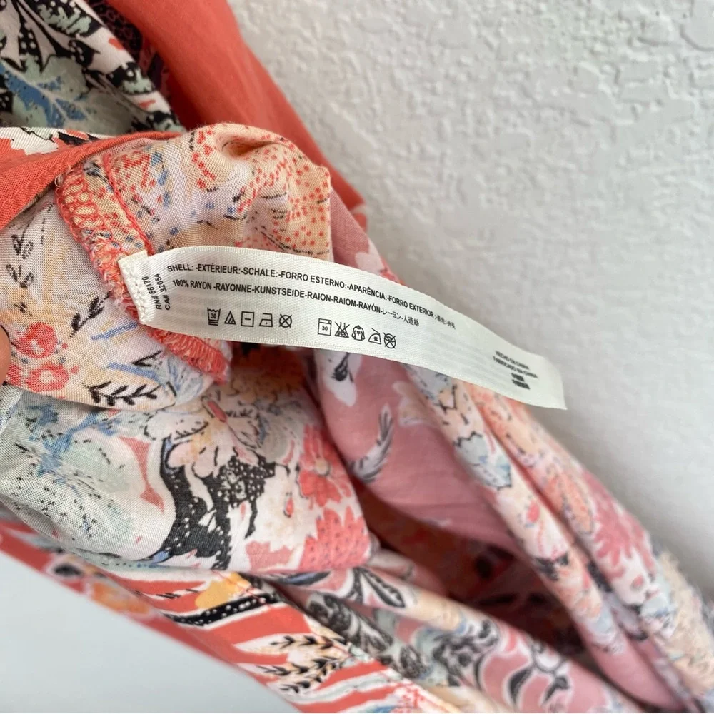 Free people through the vine maxi dress Size Small orange - Picture 9 of 16